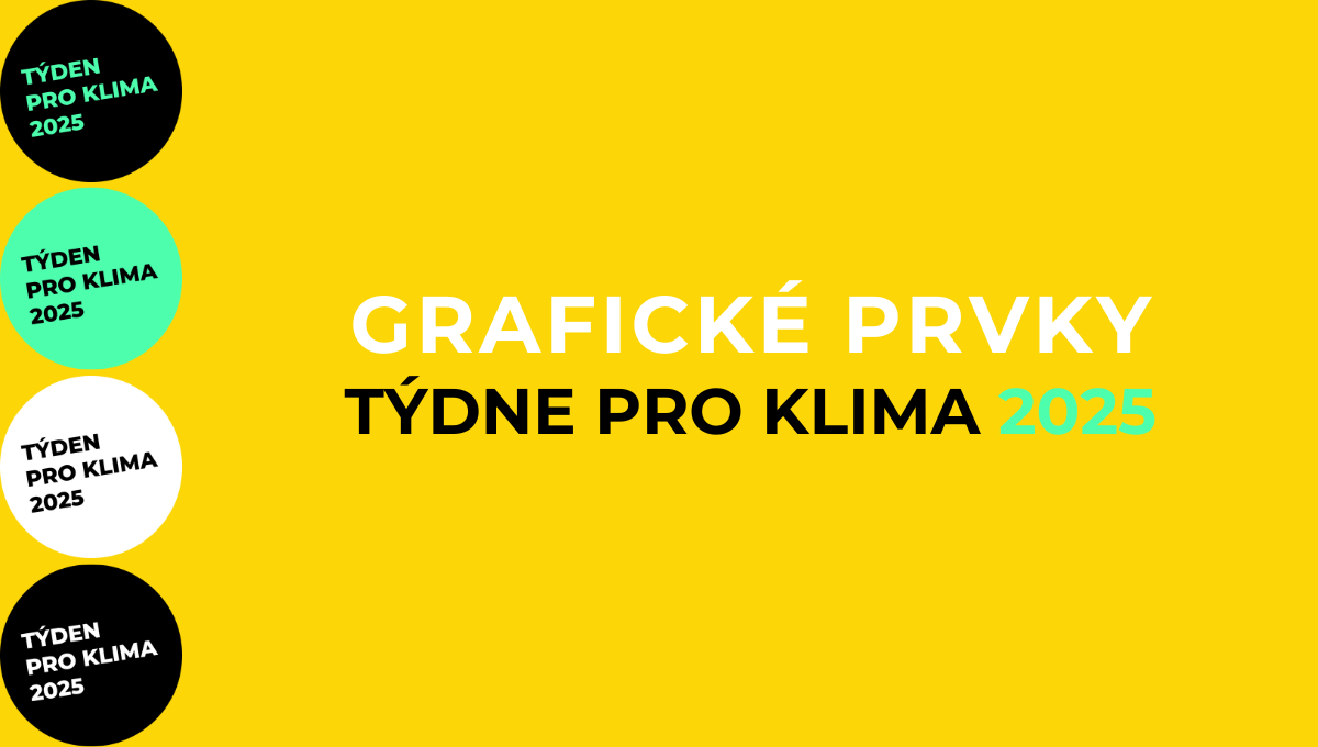 Využijte nové grafické prvky Týdne pro klima 2025!